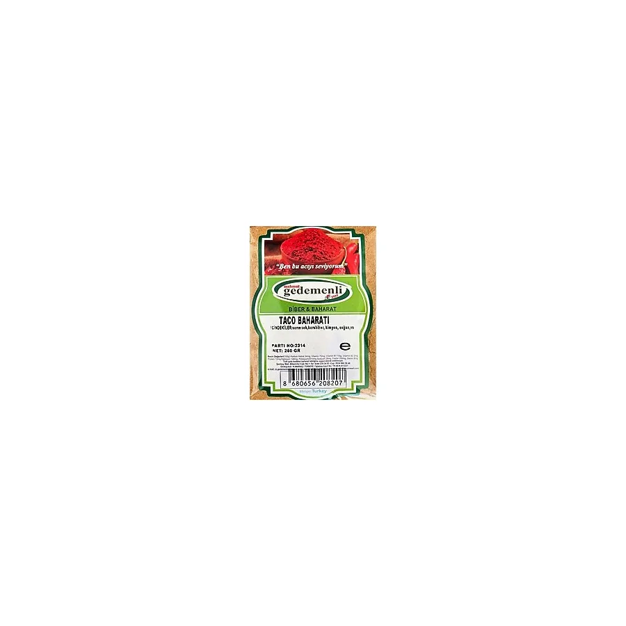 Gedemenli Taco Baharatı 250 gr
