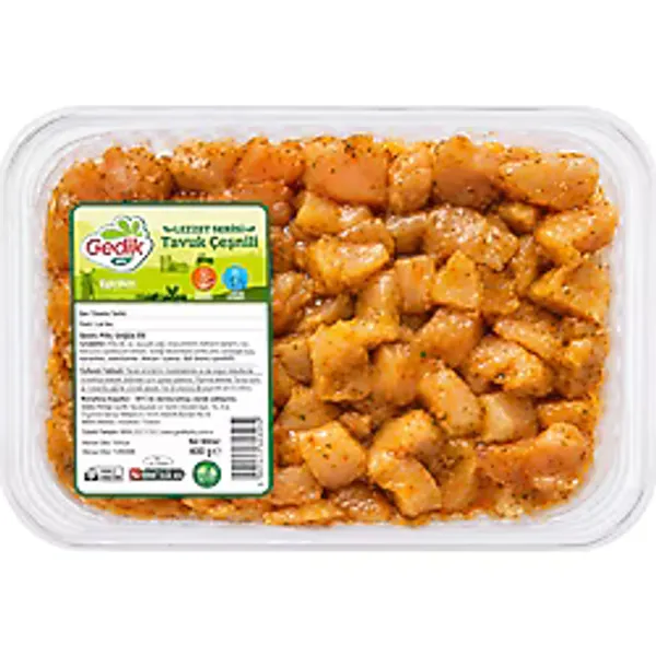 Gedik Piliç Tavuk Çeşni Soslu Göğüs Kuşbaşı (400 g)