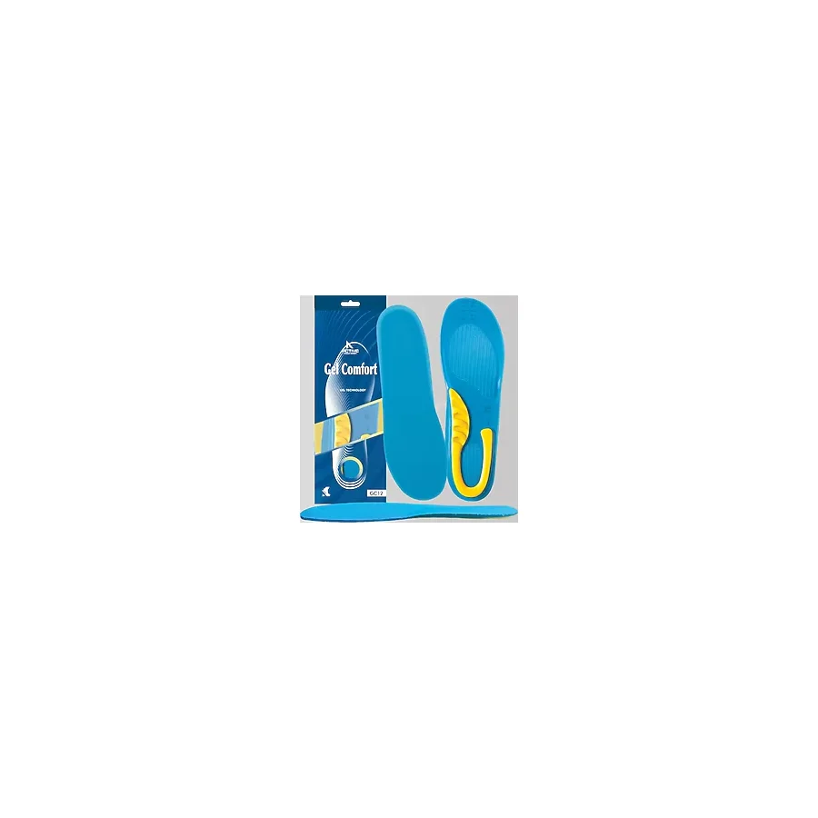 Gel Comfort - İş Ayakkabıları ve Botlar için Ayakkabı Tabanlığı, Doğal Kemer Destekli Darbe Dengeleyici Jel Tabanlık