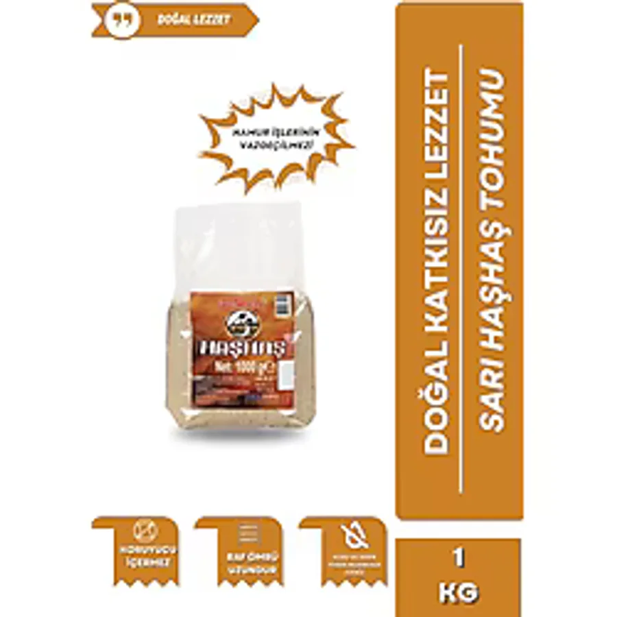 Gelincik Sarı Haşhaş Tohumu 1 kg