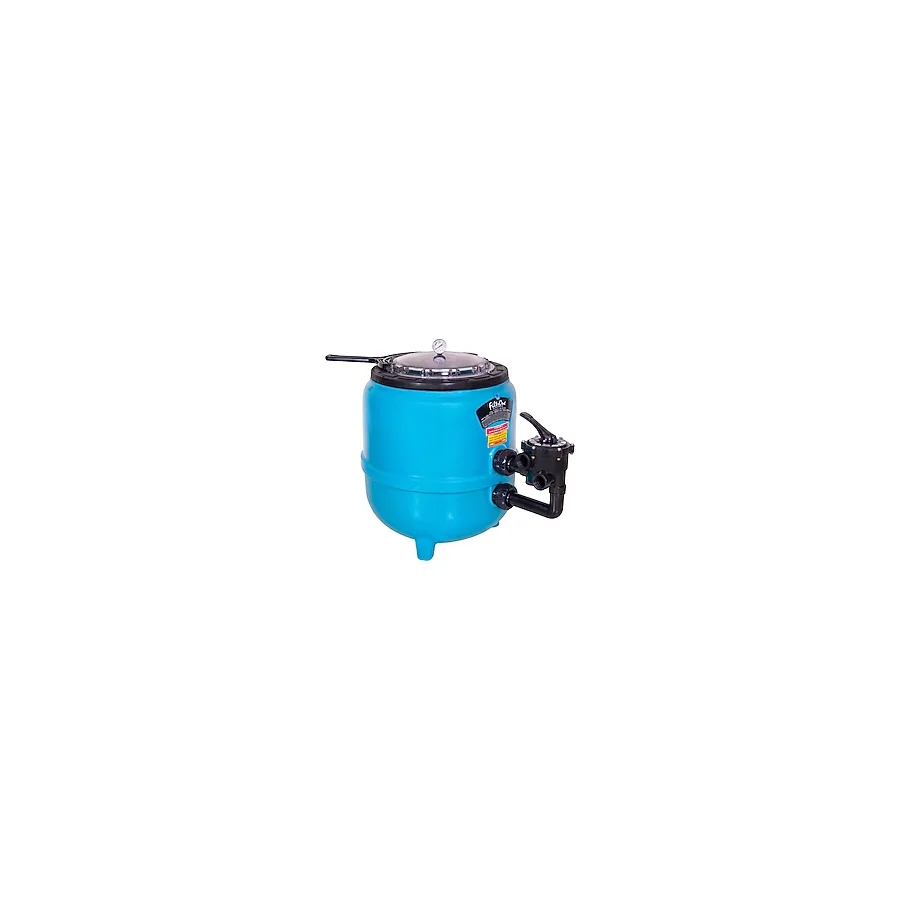 Gemaş FILTRONE LLT Plastik Havuz Kum Filtresi Vanalı 760 mm Şeffaf Geniş Kapak 22 m3/h-ToptancıyızBiz