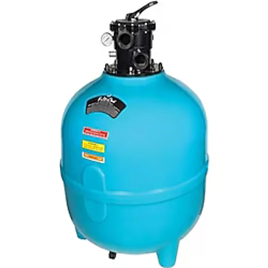 Gemaş FILTRONE Plastik Havuz Kum Filtresi Üstten Çok Yollu Vanalı760 mm 22 m3/h-ToptancıyızBiz