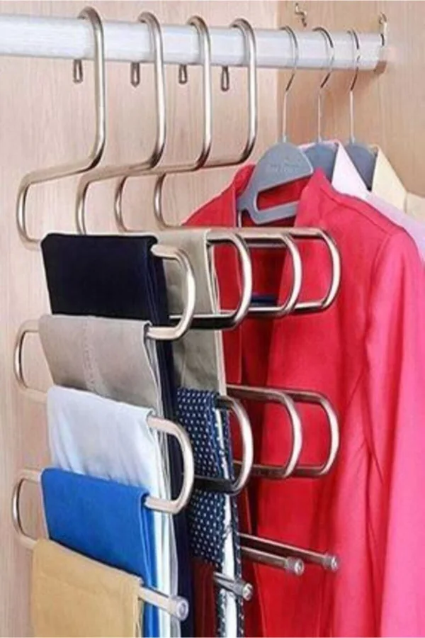 Genel Markalar 5 Katlı Metal Pantolon Eşarp Askısı