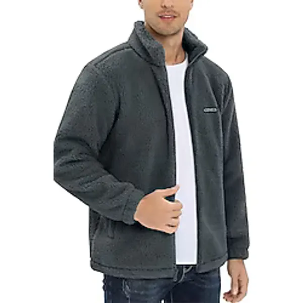 Genius Store Oversize Peluş Sweatshirt Erkek Polar Sweatshirt Erkek Sweatshirt Oversıze-Peluss - Füme
