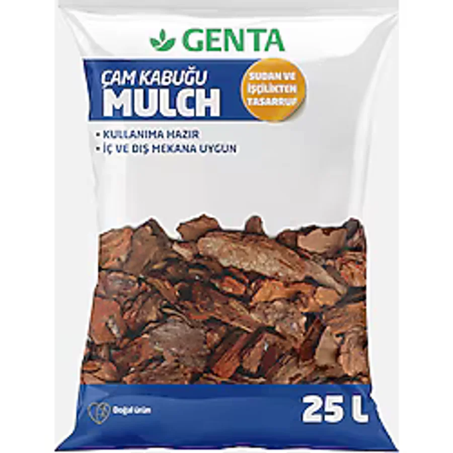 Genta Mulch Ufak Tane Çam Kabuğu 25 lt