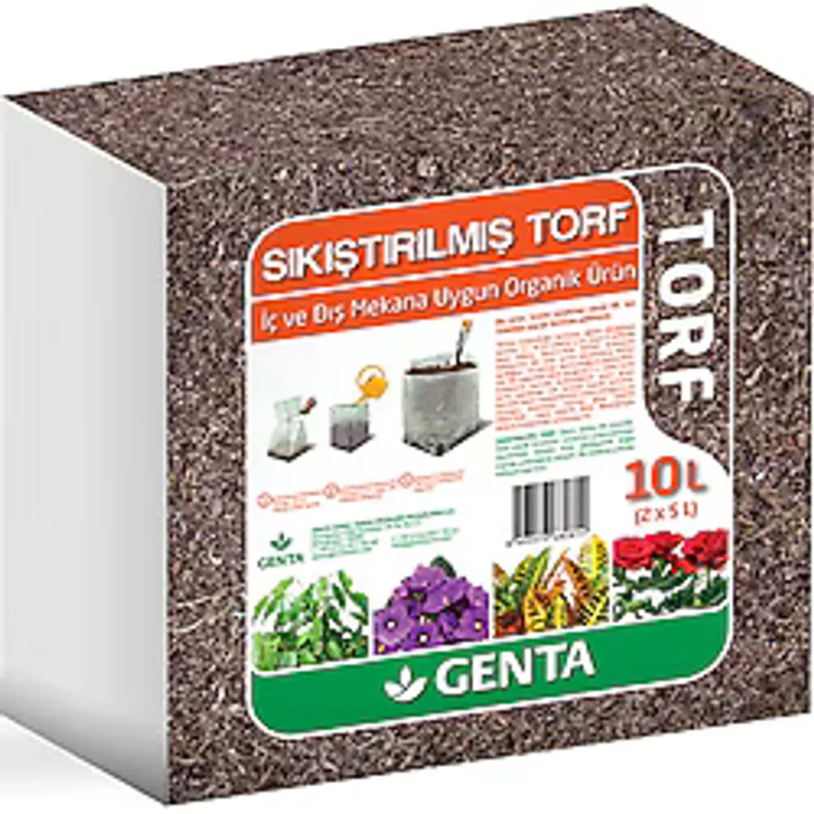Genta Sıkıştırılmış Torf Cocopeat 10 lt