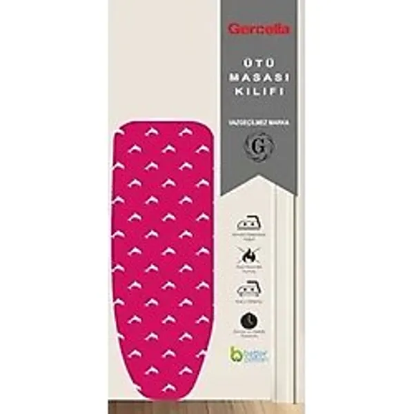 Gercella Comfort Yunus Fujya Ütü Masasi Kilifi Bezi Örtüsü Ironing Board Cover Ev Gereçleri Pembe