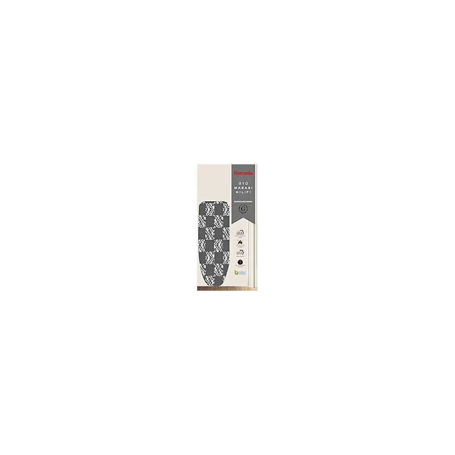 Gercella Poyraz 120x45 (xs Size ) Ütü Masasi Kılıfı Örtüsü Bezi Ütü Yedek Parça Ütü Ve Aksesuari Gri
