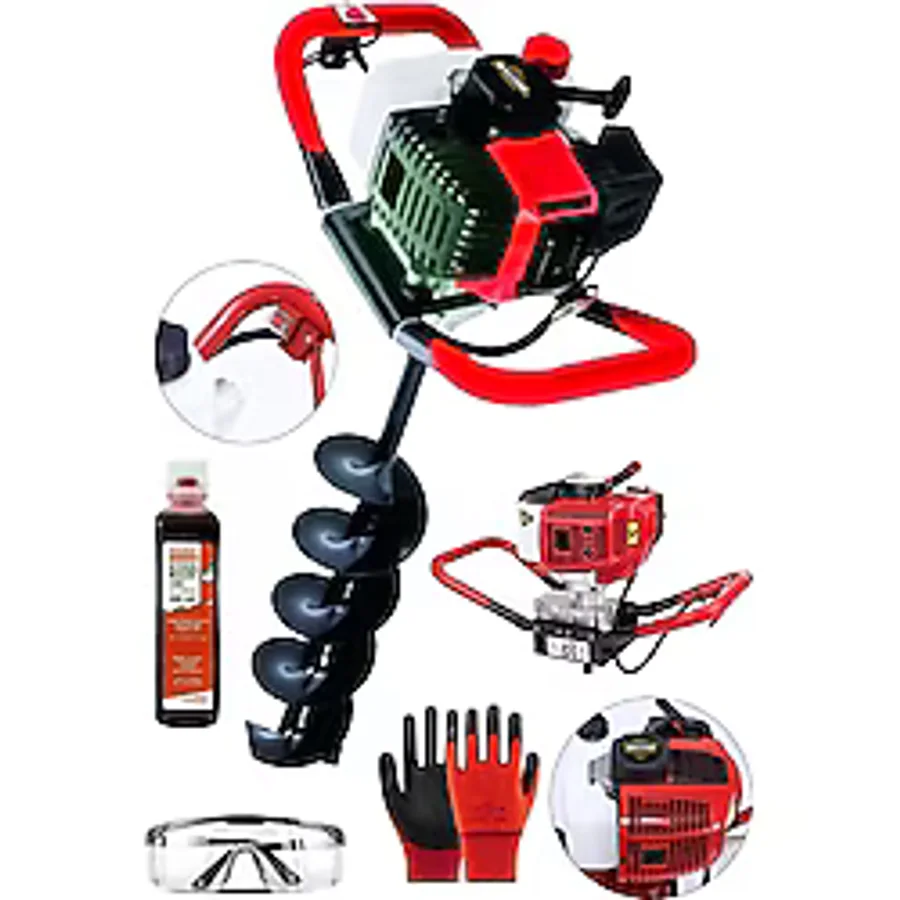 Germany Bl-Q 10 cm 16 Hp Benzinli Toprak Burgu Makinesi
