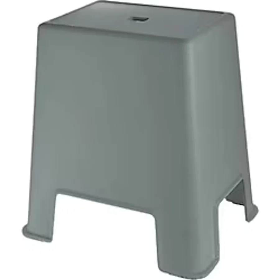 Geseus Banyo Taburesi Büyük Boy Çok amaçlı Tabure Açık Gri-481