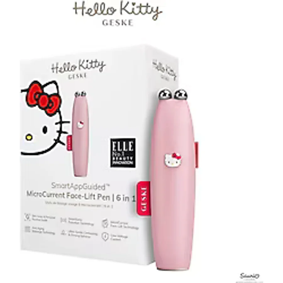 Geske Hello Kitty Titreşimli Mikro Akım Yüz Sıkılaştırıcı Akıllı Kalem