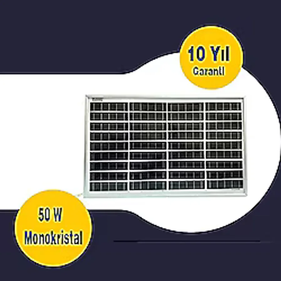 Gesper 50 Watt Monokristal Güneş Paneli