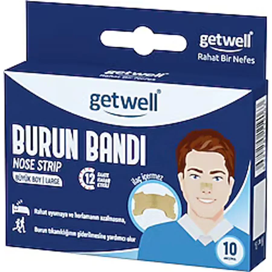 Getwell Büyük Boy 10'lu Burun Bandı