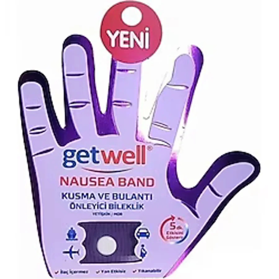 Getwell Nausea Band Kusma Ve Bulantı (Yetişkin) - Mor Mor