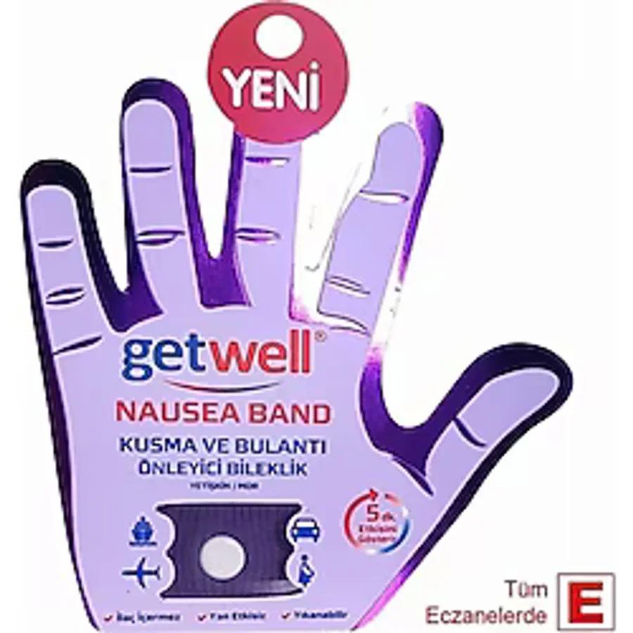 Getwell Nausea Bulantı Bilekliği Yetişkin - Mor