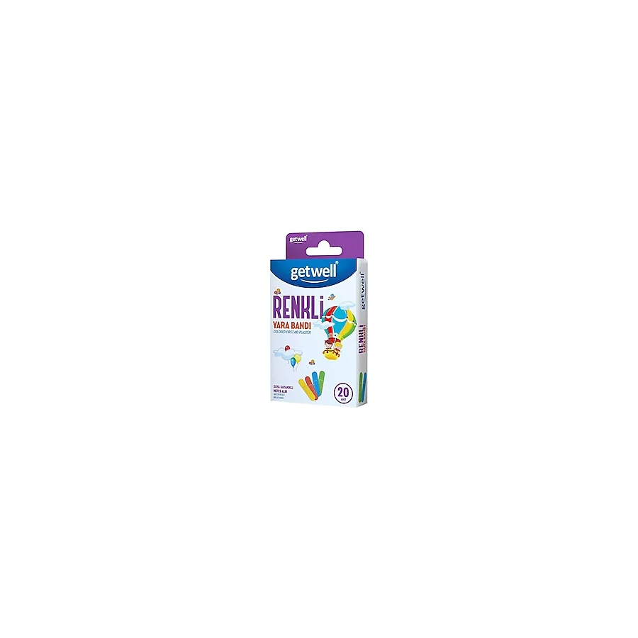 Getwell Renkli Yara Bandı 20'li