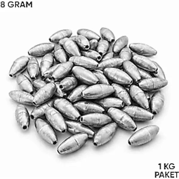 Gezer Olta Kurşunu - Kıstırma (Zeytin) Kurşun - 8 Gram - 1Kg