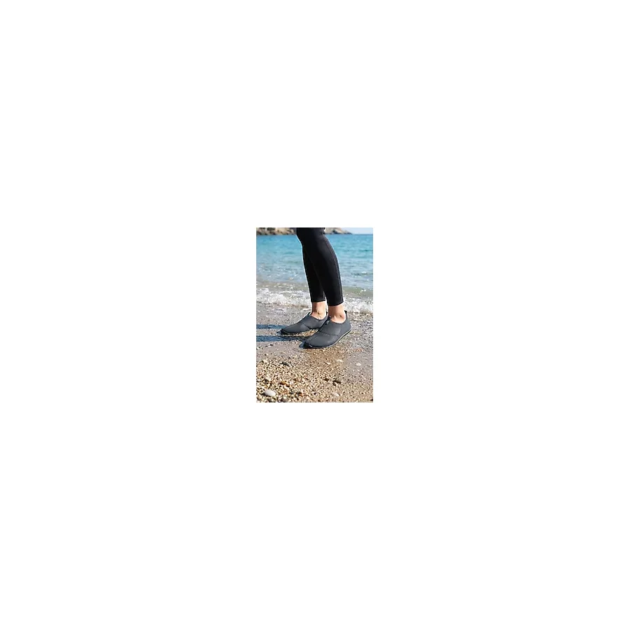Gezer Yazlık Unisex Pvc Taban Plaj Deniz Havuz Ayakkabı - Füme - 41