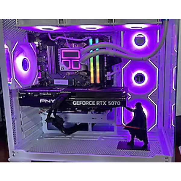 GF3D 3D Baskı Ekran Kartı Destek Ayağı - Figürlü GPU Destek Standı - Bilgisayar Kasa Aksesuarı