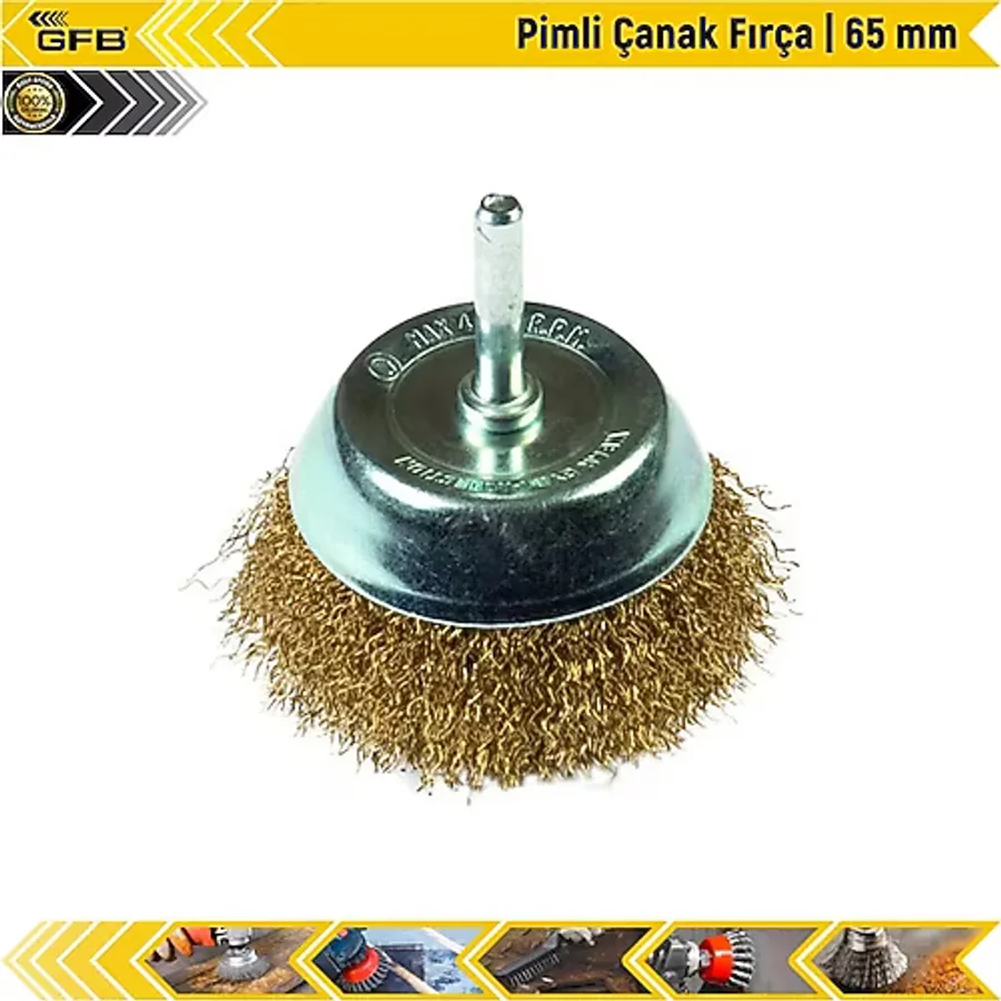 GFB 65mm PİMLİ ÇANAK FIRÇA 5181