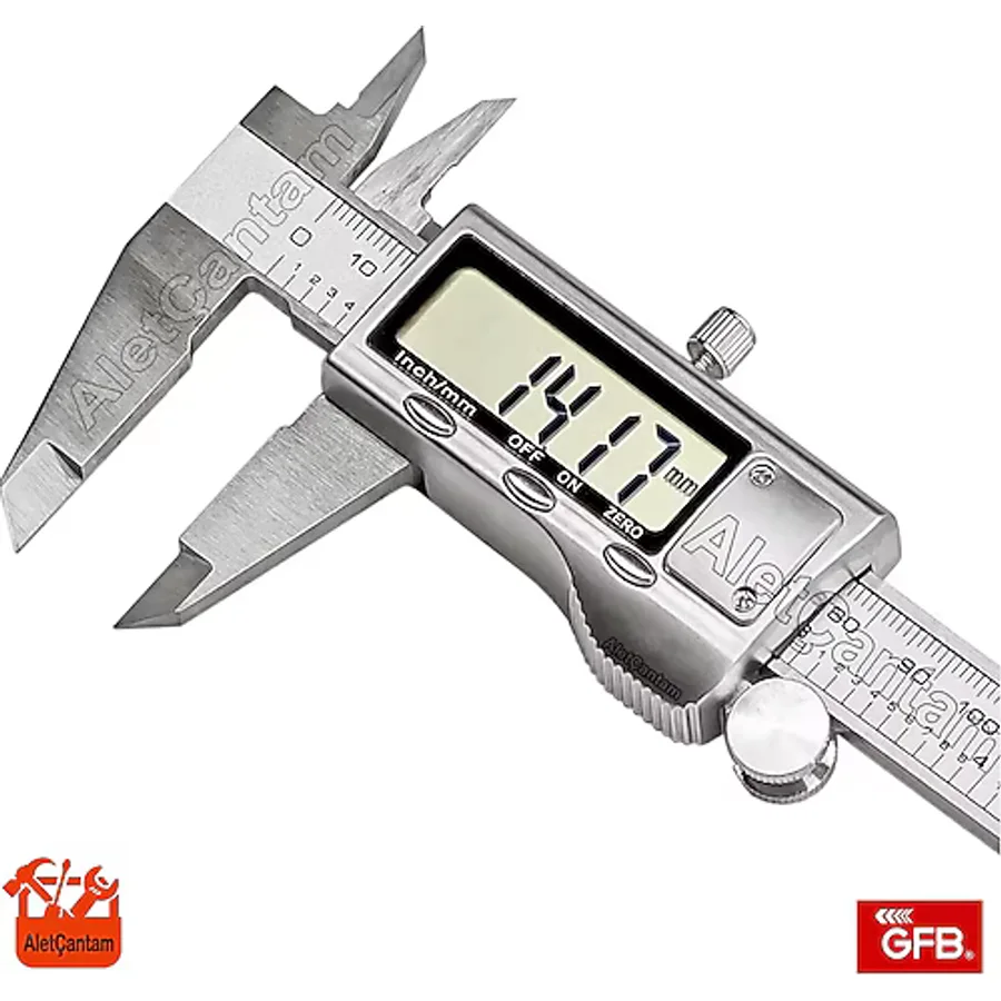 Gfb Dijital Kumpas Paslanmaz Çelik - 150mm