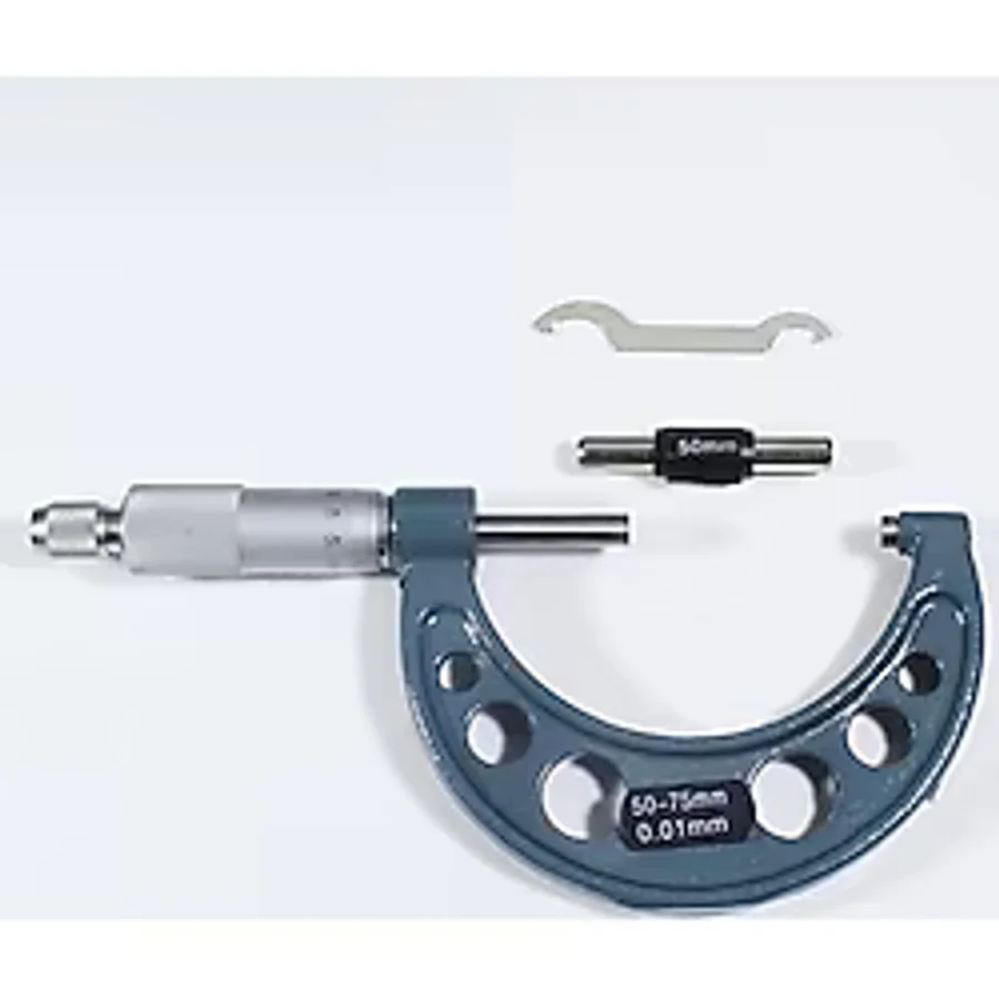 Gfb Dış Çap Mikrometresi Profesyonel 50-75x0,01 mm
