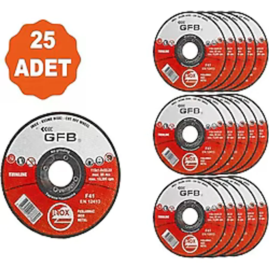 Gfb Inox Kesici Taş 115X1,0X22,23 25 'li