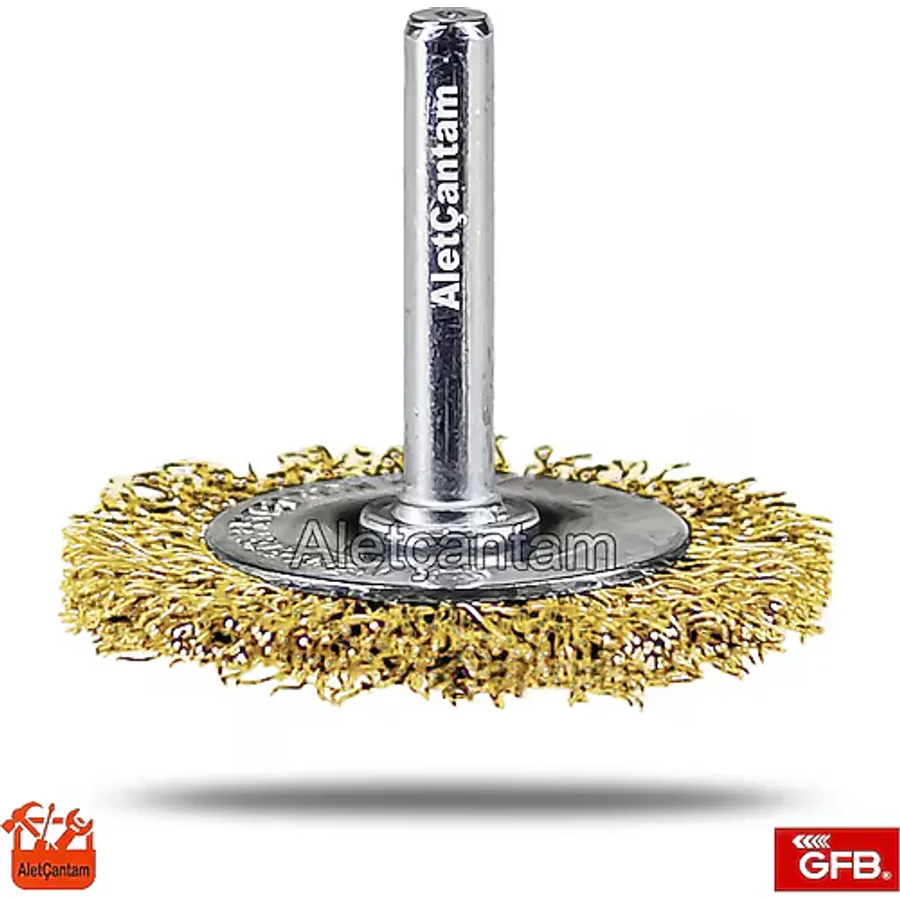 Gfb Matkap Tel Fırça Pimli Daire Fırça 50mm - 50 mm