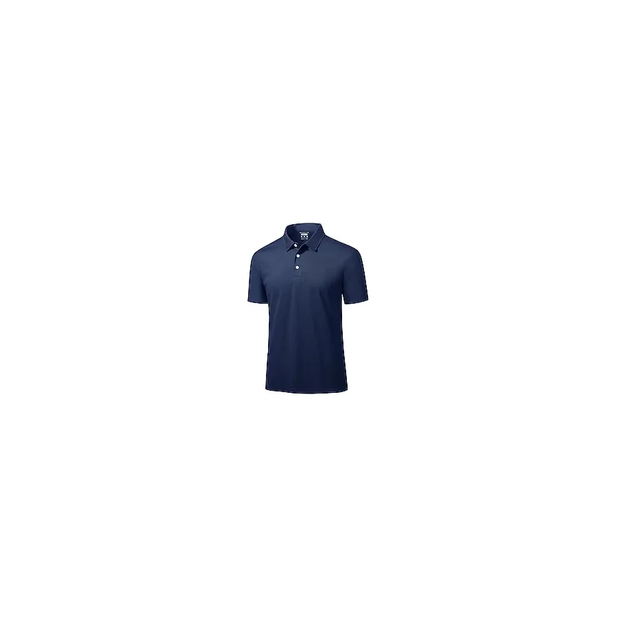 Ghassy Co. Erkek Golf Dry Fit Classic Tenis Casual Polo Yaka T-Shirt LACİVERT M