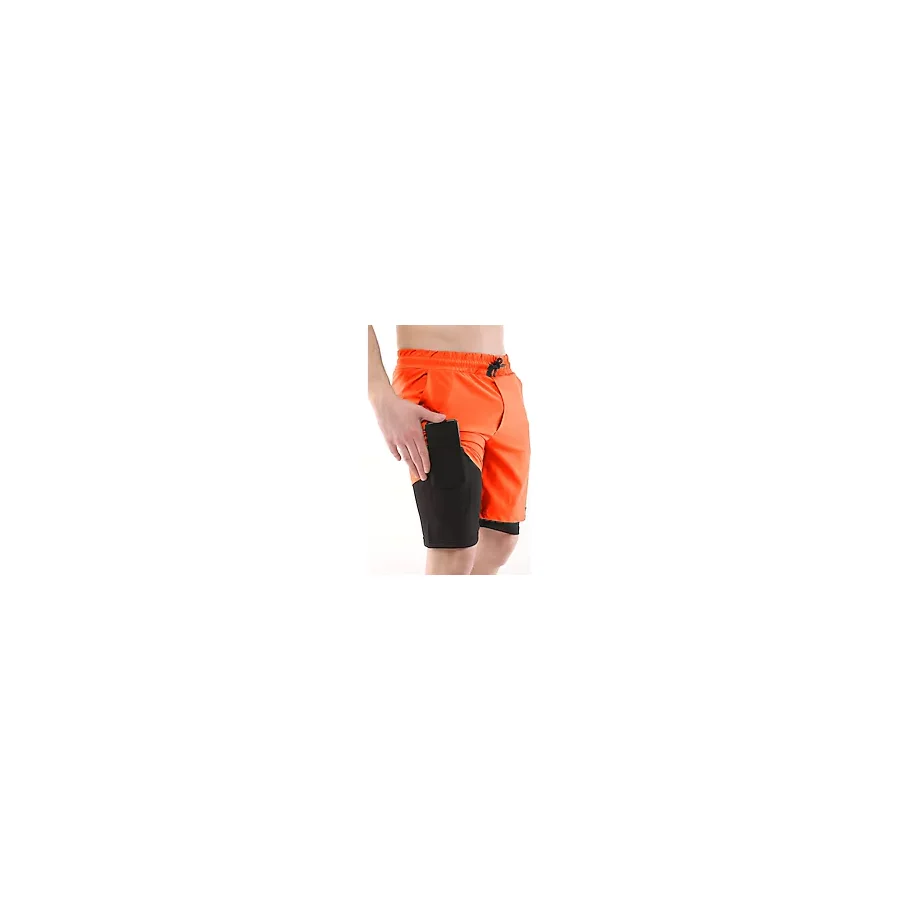 Ghassy Co Erkek Running Hızlı Kuruma Micropolyester Arka Fermuar Cepli ve Havlu Halkalı Antrenman Futbol Fitness Kısa Taytlı Şort