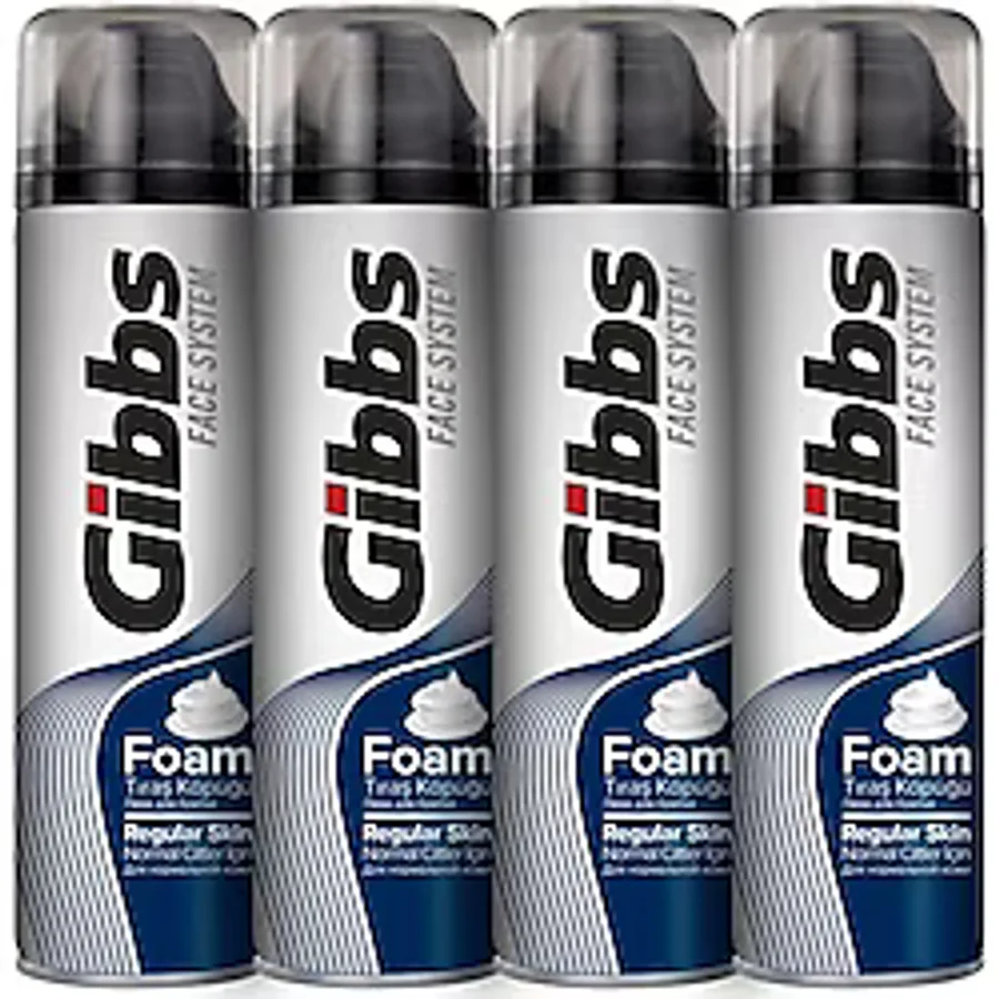 Gibbs Regular 200 ml 4 Adet Tıraş Köpüğü