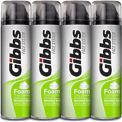 Gibbs Sensitive 200 ml 4 Adet Tıraş Köpüğü