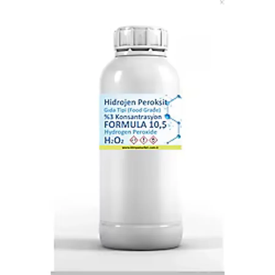 Gıda Tipi Hidrojen Peroksit %3 Konsantrasyon 1 Lt (Food Grade)