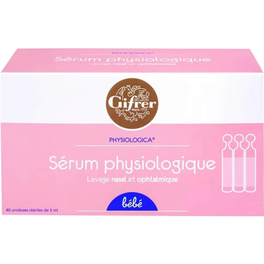 Gifrer Physiologica 5 ml 40'lı Flakon Serum Fizyolojik