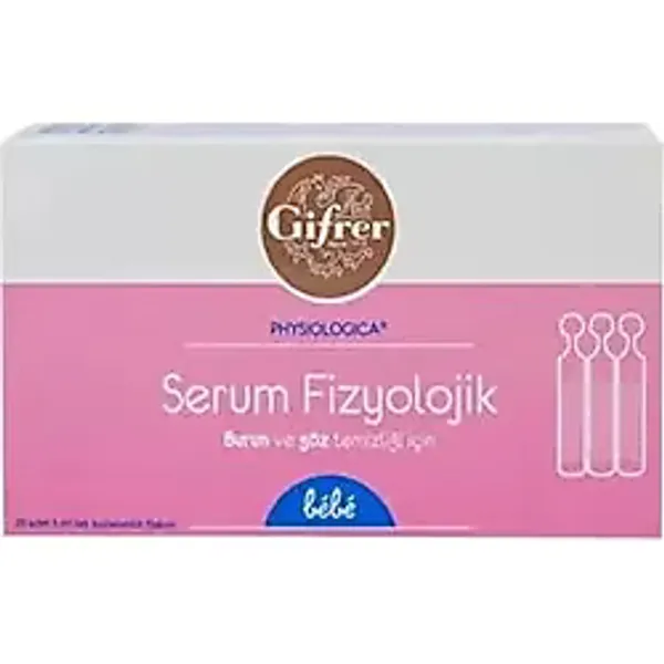 Gifrer Serum Fizyolojik 40'lı Burun ve Göz Temizliği İçin Bebekler İçin Özel Formül