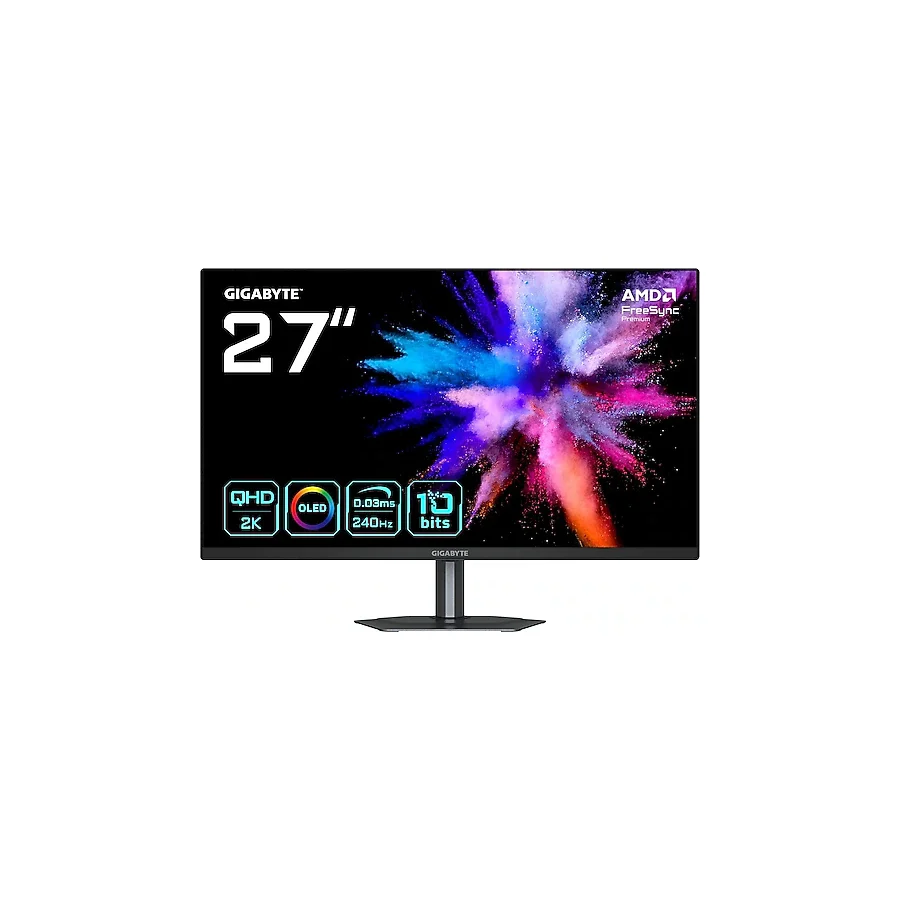 Gigabyte GO27Q24 27" 0.03 ms 2K Pivot 240 Hz OLED Oyuncu Monitörü