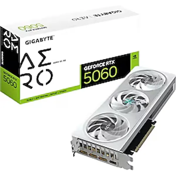 Gigabyte RTX 5060 Aero OC 8G GV-N5060AERO OC-8GD 128 Bit GDDR7 8 GB Ekran Kartı