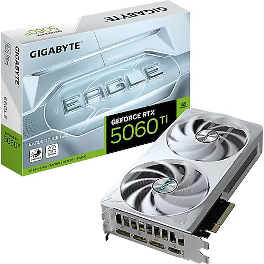 Gigabyte RTX 5060 TI Eagle OC Ice 16G GV-N506TEAGLEOC ICE-16GD 128 Bit GDDR7 16 GB Ekran Kartı
