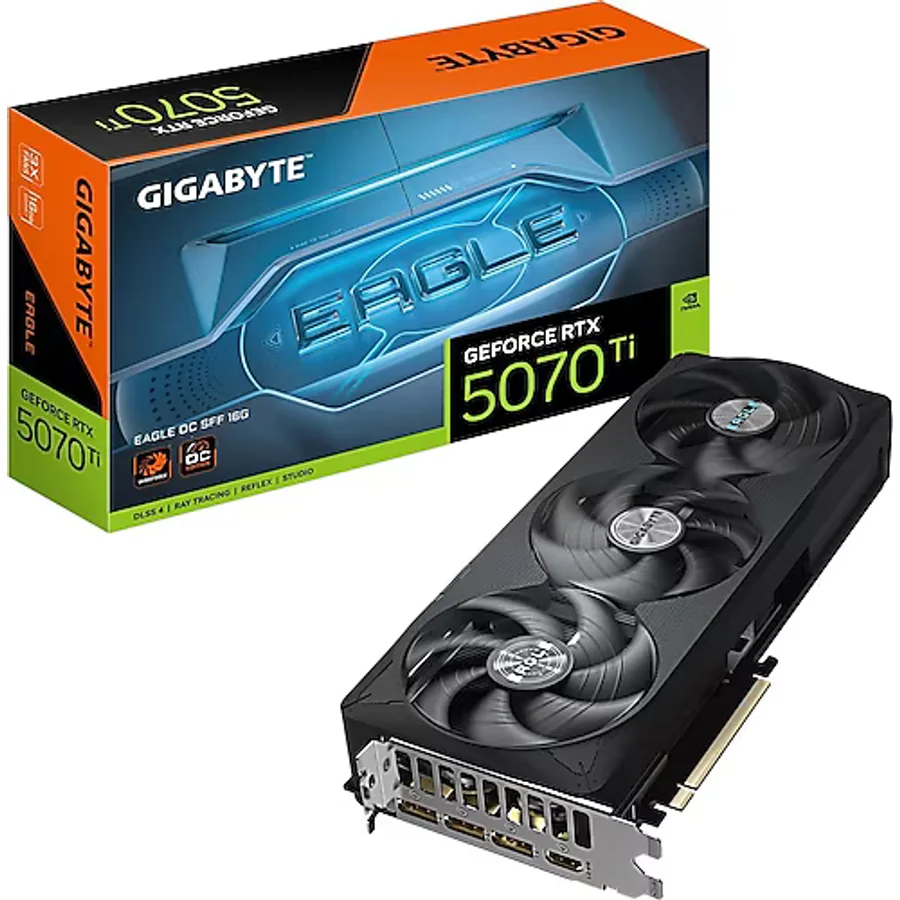 Gigabyte RTX 5070 TI Eagle OC SFF 16G GV-N507TEAGLE OC-16GD 256 Bit GDDR7 16 GB Ekran Kartı