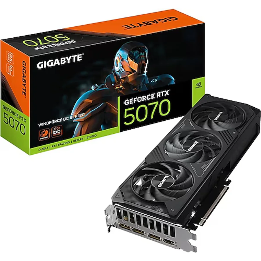 Gigabyte RTX 5070 Windforce OC SFF 12G GV-N5070WF3OC-12GD 192 Bit GDDR7 12 GB Ekran Kartı