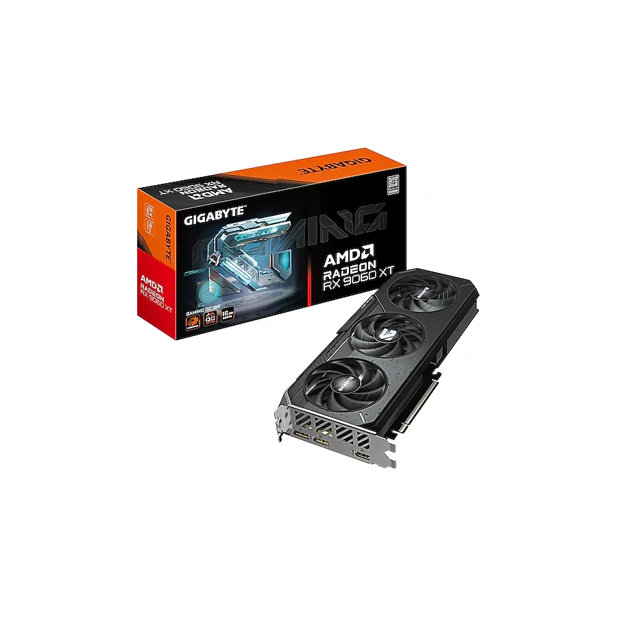 Gigabyte RX 9060 XT Gaming OC 16G GV-R9060XTGAMING OC-16GD 128 Bit GDDR6 16 GB Ekran Kartı