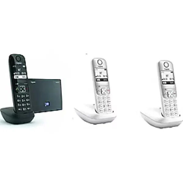 Gigaset Analog & Ip 3 Dahili Dect Telsiz Kablosuz Telefon Santrali Beyaz