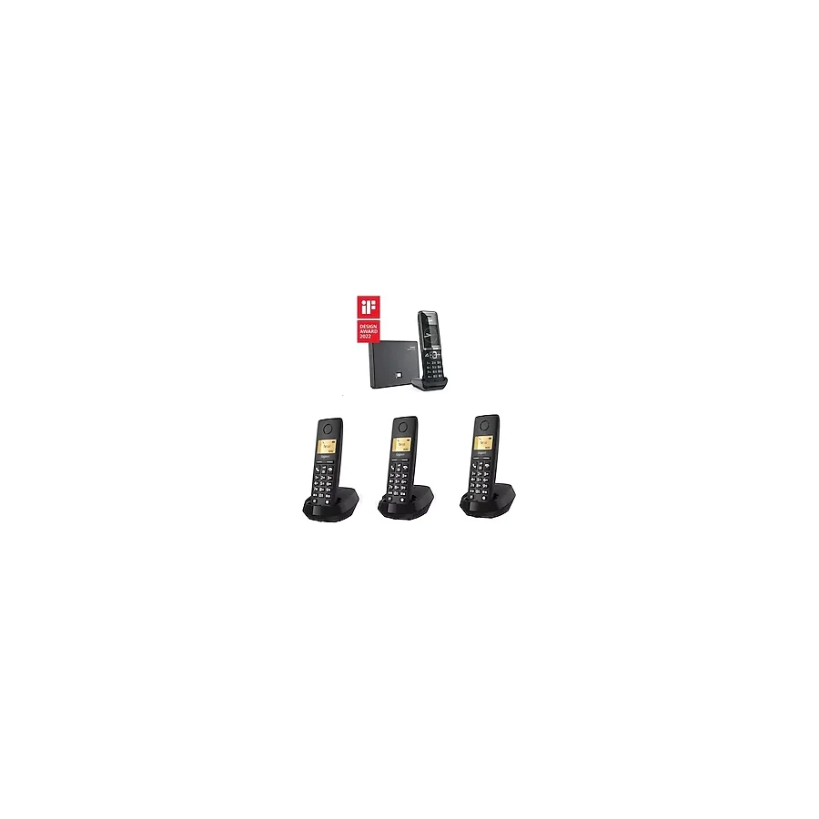 Gigaset C550 IP PURE-100 4 Dahili Dect Telsiz Telefon Kablosuz Telefon Santrali