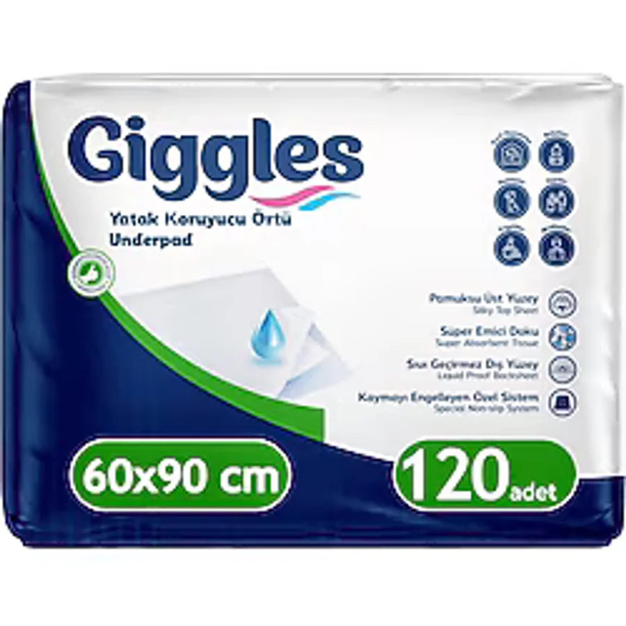 Giggles 60x90 cm 30'lu 4 Adet Yatak Koruyucu Örtü