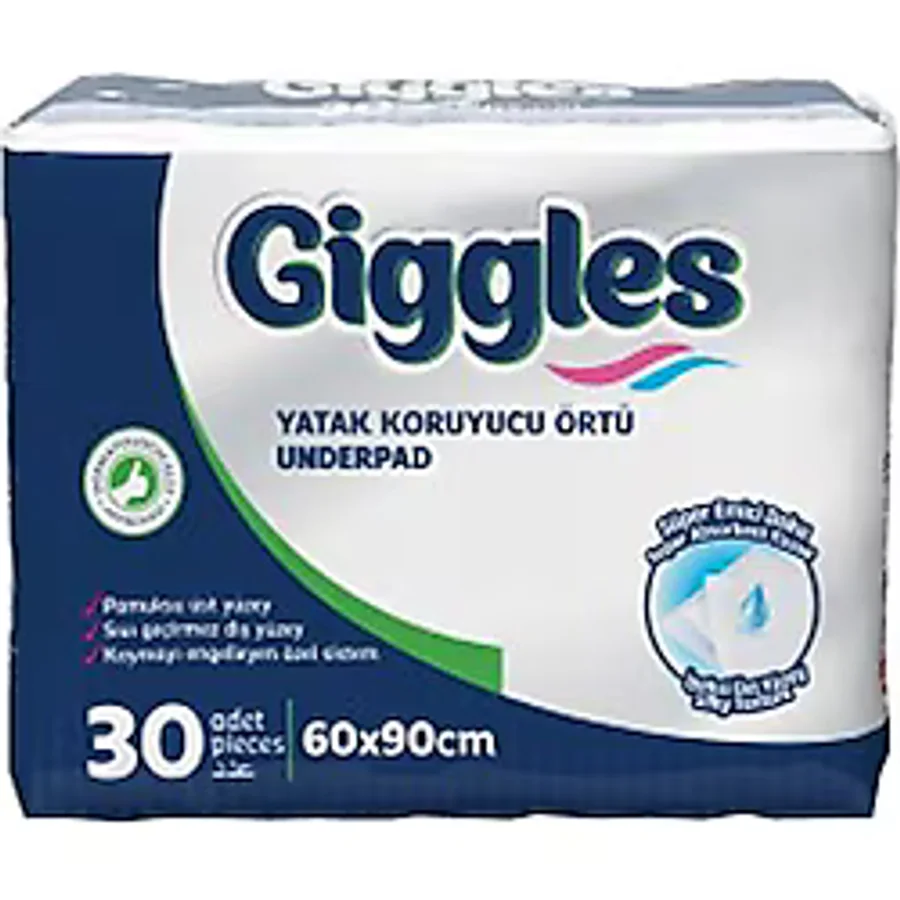 Giggles 60x90 cm 30'lu Yatak Koruyucu Örtü
