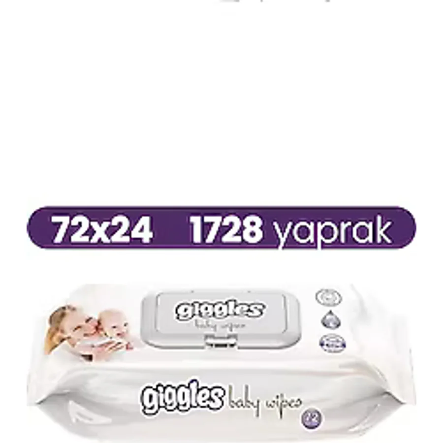 Giggles Klasik 72 Yaprak 24'lü Paket Islak Mendil