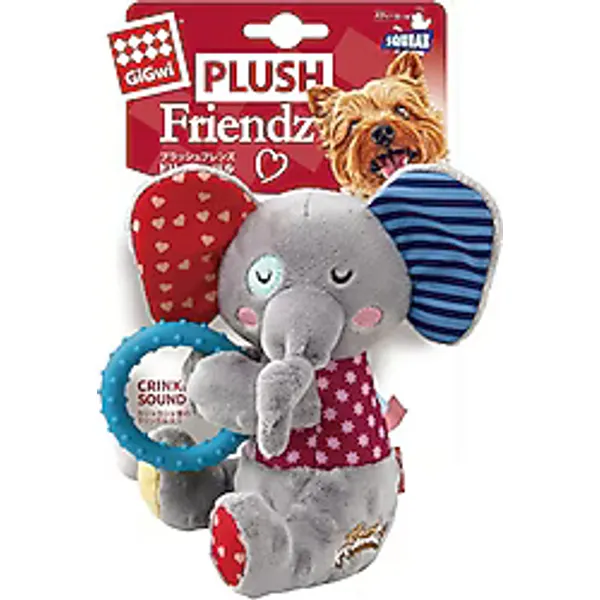 Gigwi Plush Friendz Sesli Fil Köpek Oyuncağı