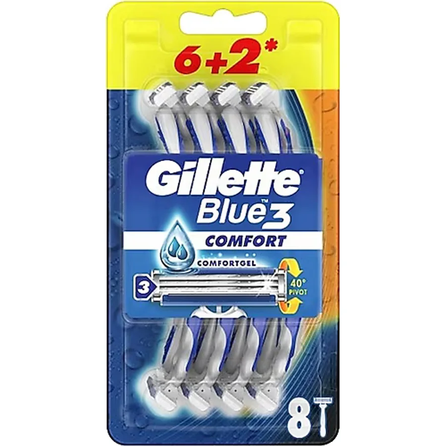 Gillette Blue 3 Comfort Kullan At 8'li Tıraş Bıçağı