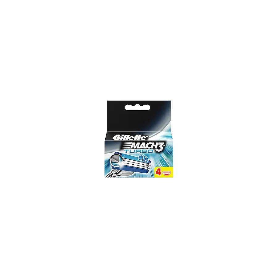 Gillette Mach3 Turbo 4'lü Yedek Tıraş Bıçağı