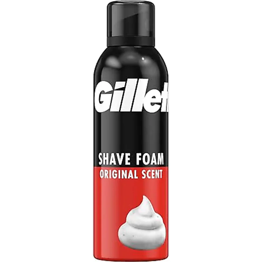 Gillette Orijinal Hassas Cilt İçin Hassas Tıraş Köpüğü, 200ml